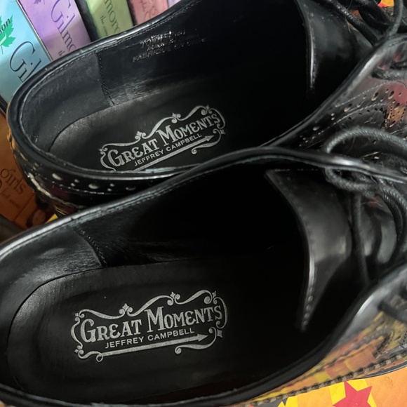 Jeffrey Campbell Townsend Twee Leather Oxfords 7.5 - Picture 4 of 8